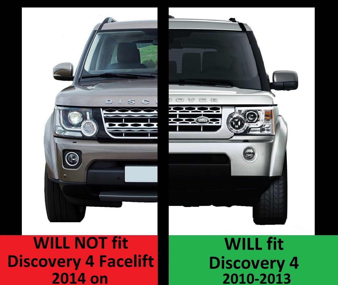 Gloss black new front grille upgrade kit for Land Rover Discovery 4 LR4
